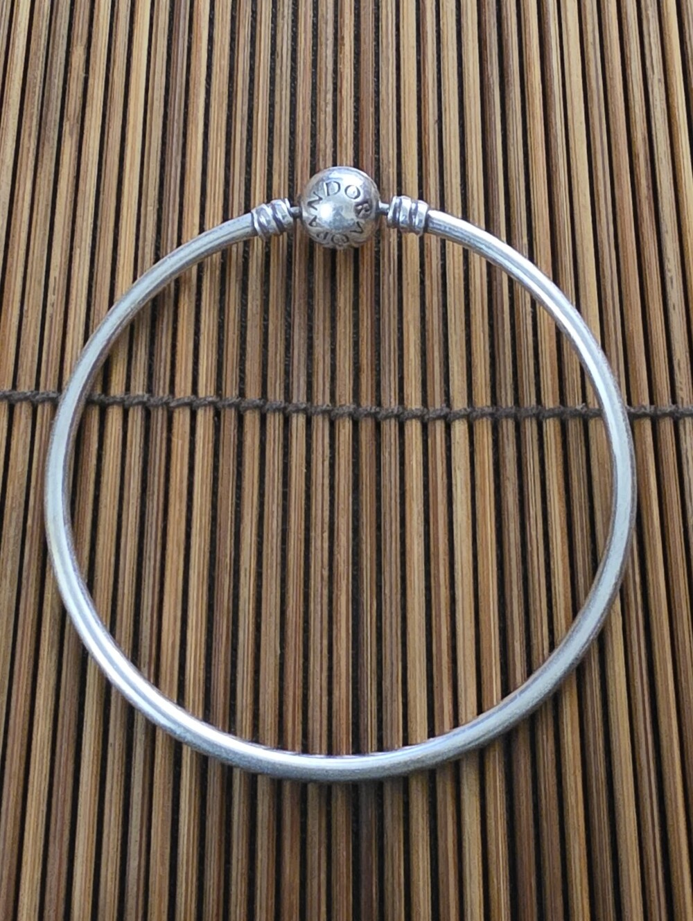 925 Silver Pandora Bangle Bracelet